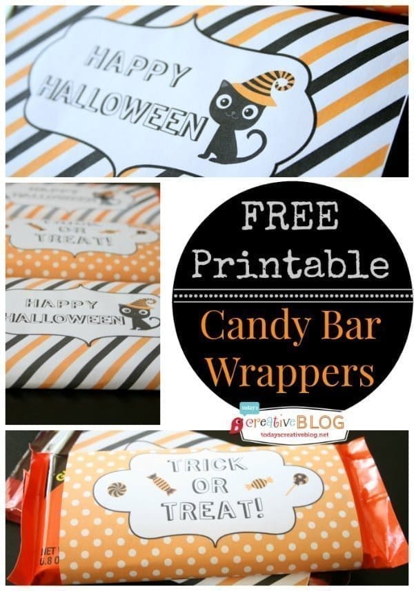 Halloween Printable Candy Bar Wrappers Today's Creative Life