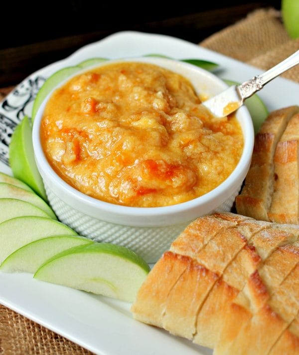 Slow Cooker Apricot Brie Dip on TodaysCreativeLife.com