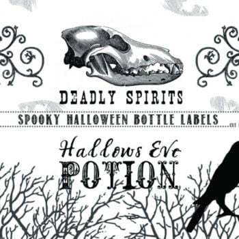 Printable Halloween Bottle Labels | TodaysCreativeBlog.net