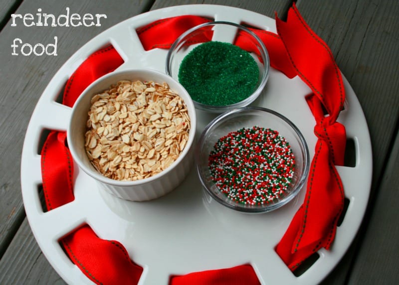 How To Make Reindeer Food - A Dab of Glue Will Do