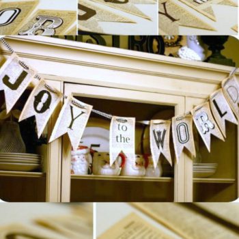 Christmas DIY Free Printable | Joy to the World letters for holiday decorating! Grab your free printable on Today's Creative Life