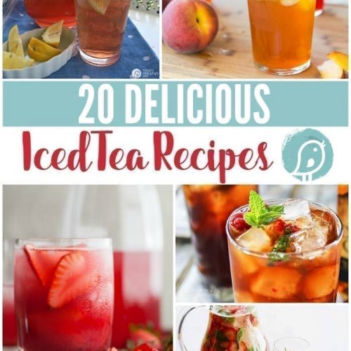 Iced Tea Recipes | Here are 20 delicious iced tea recipes for year round sipping! Click the photo for more! TodaysCreativeLife.com