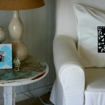 decoupaged table