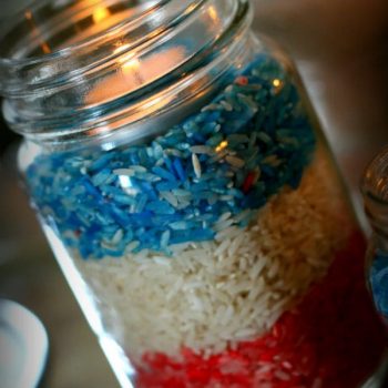 memorial day decor | DIY Red, White and Blue Decoration | Find more creative ideas on TodaysCreativeLife.com