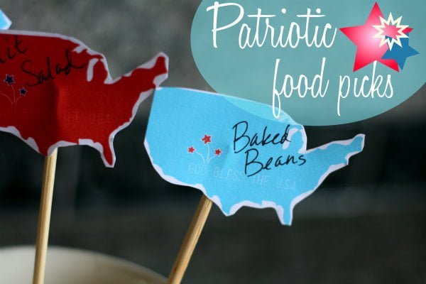 4th of July Printables | These fun patriotic printables by KiKi & Co. for Today's Creative Life make any 4th of July BBQ pop! Download your free printables by clicking on the photo.