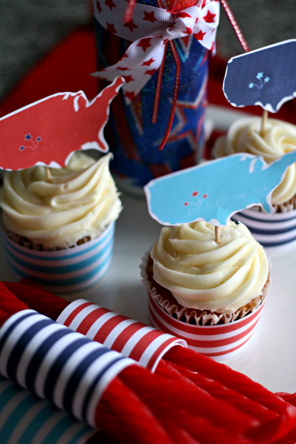 4th of July Printables | These fun patriotic printables by KiKi & Co. for Today's Creative Life make any 4th of July BBQ pop! Download your free printables by clicking on the photo.