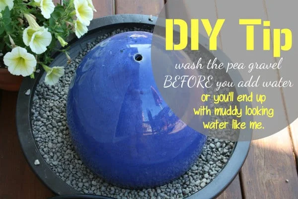 how to make a water fountain