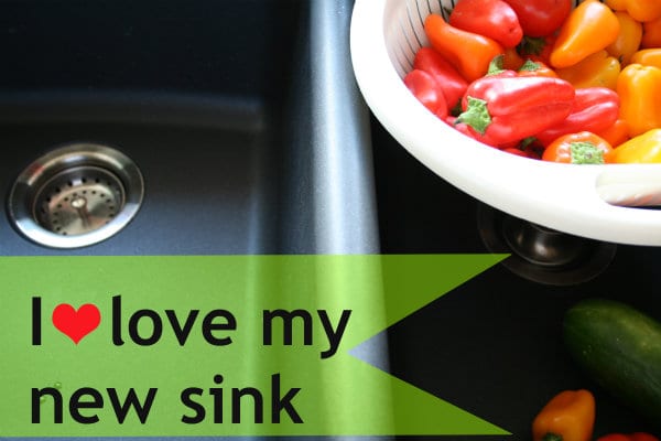 my black sink - today's creative blog