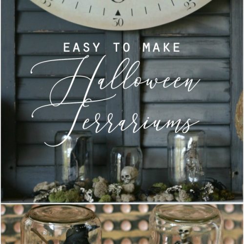Halloween Spirit | DIY Halloween Decorations | Mason Jar Halloween Terrarium craft ideas | Halloween Table | Jar Crafts | TodaysCreativeLife.com