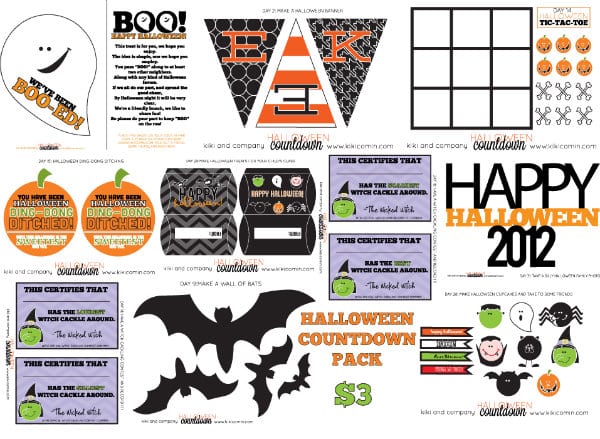 free halloween printable