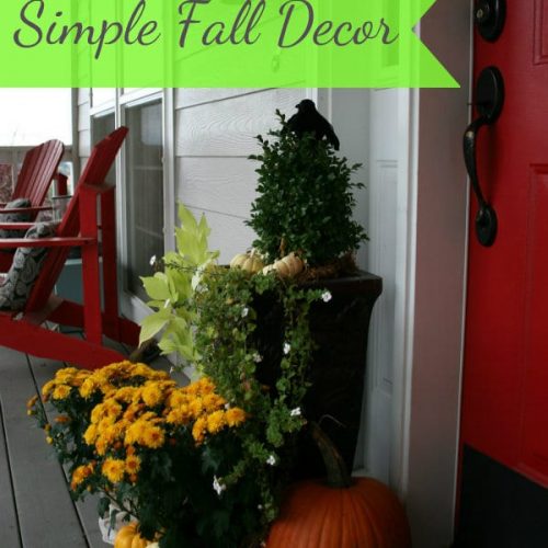 decorating your fall porch