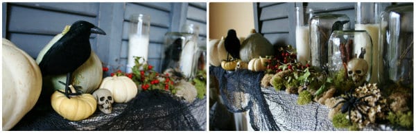 Halloween Mantel