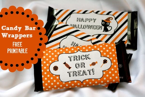 Halloween Candy Bar Wrapper {free printable} | See more fun Halloween ideas on TodaysCreativeLife.com