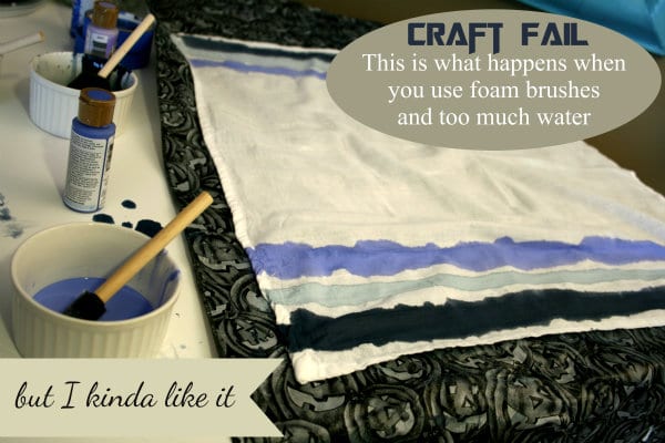 how to paint on fabric
