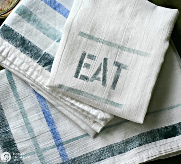 Farmhouse Home: How to Sew 5 Minute DIY Linen Dish Towels 