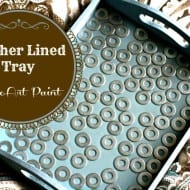 DecoArt ~ Washer Lined Painted Tray