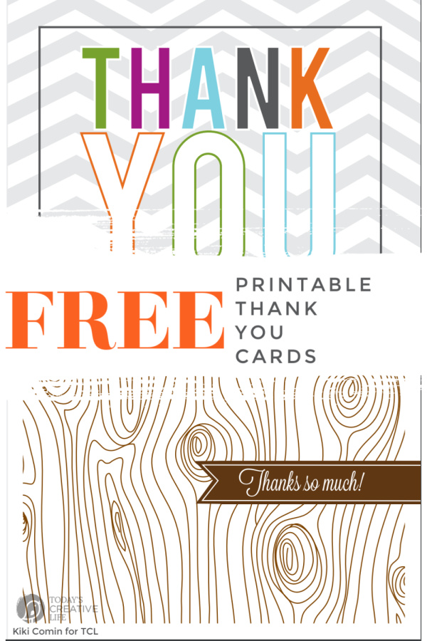 Thank you cards for downloading and printing