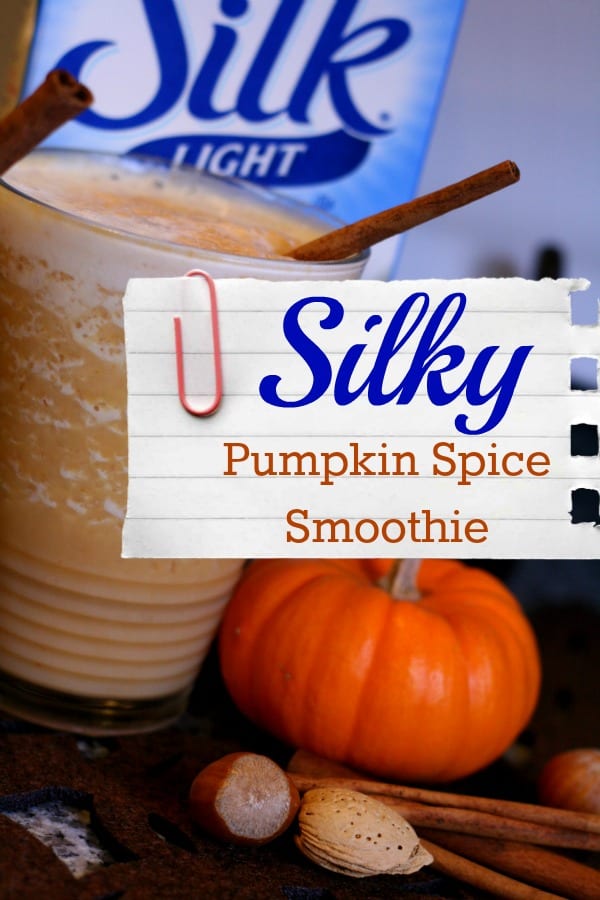 Pumpkin Spice Smoothie Recipe | Healthy Smoothie ideas | Nutritious high fiber | Soy milk, almond milk, coconut milk. You choose. Get the recipe on TodaysCreativeLife.com