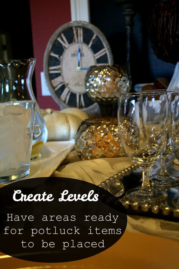 Planning for Thanksgiving -Create a Wine & Appetizer Bar | Create more space by using these tips. Today's Creative Life