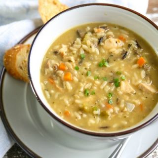 Chicken and Wild Rice Soup | Made with Uncle Ben's Wild Rice | Add veggies and chicken | TodaysCreativeLIfe.com