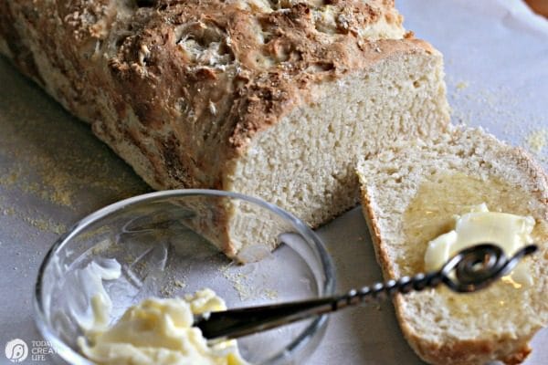 English Muffin Bread Recipe | Rapid Rise Yeast | TodaysCreativeLife.com