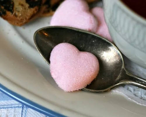 Sugar Hearts Sugar Cubes | Homemade sugar cubes