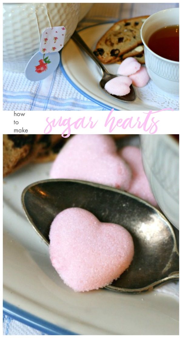 Sugar Hearts Sugar Cubes | Homemade Sugar Cubes | Valentine's Day Sugar Hearts | TodaysCreativeLife.com