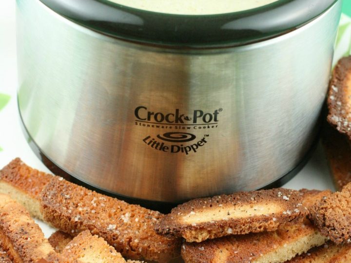 Little Dipper CrockPot Peanut Butter Fondue - A Year of Slow Cooking