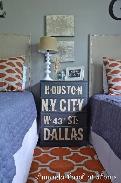 Travel Boys Bedroom ideas - Amanda Carol at HOME