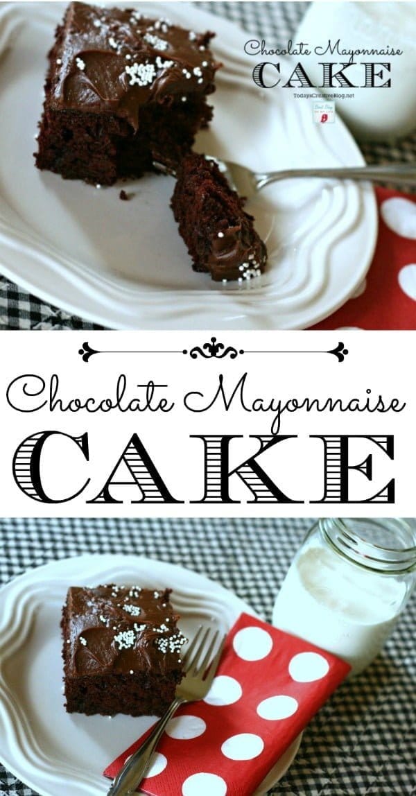 Mayonnaise Cake with Chocolate | Today's Creative Life