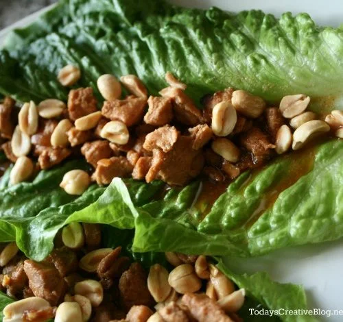 Crockpot Asian Chicken Lettuce Wraps | Today's Creative Blog