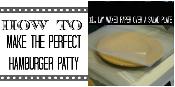 hamburger patty recipe | Press the perfect patty! 