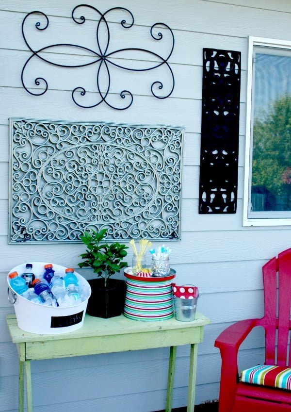 Outdoor Wall Art {DIY} - Today's Creative Life