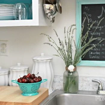 frosted mason jar vase