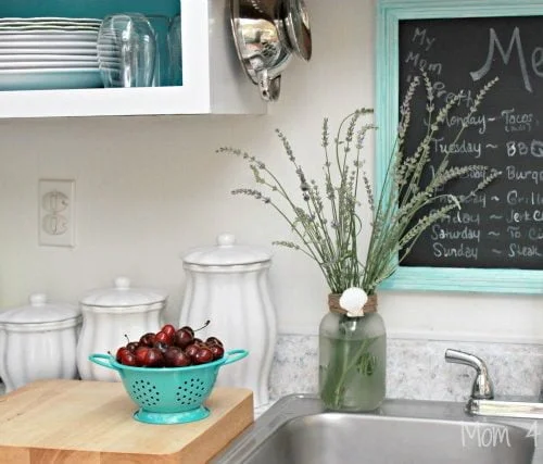 frosted mason jar vase