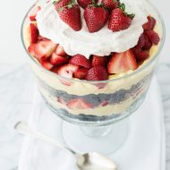 Chocolate Covered Strawberry Trifle
