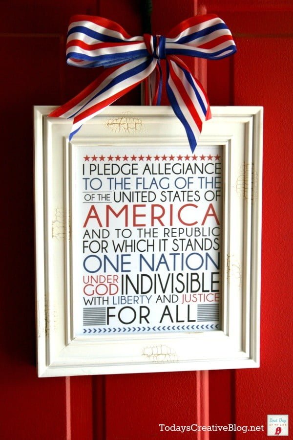 Free 4th of July Printable. TodaysCreaitveLife.com