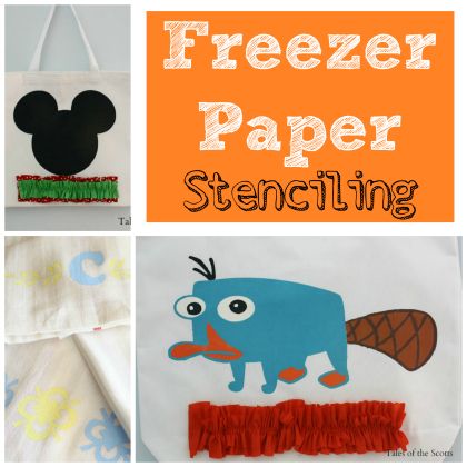freezer paper stenciling