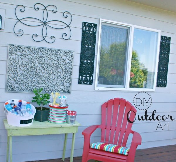 Outdoor Wall Art {DIY} Today's Creative Life