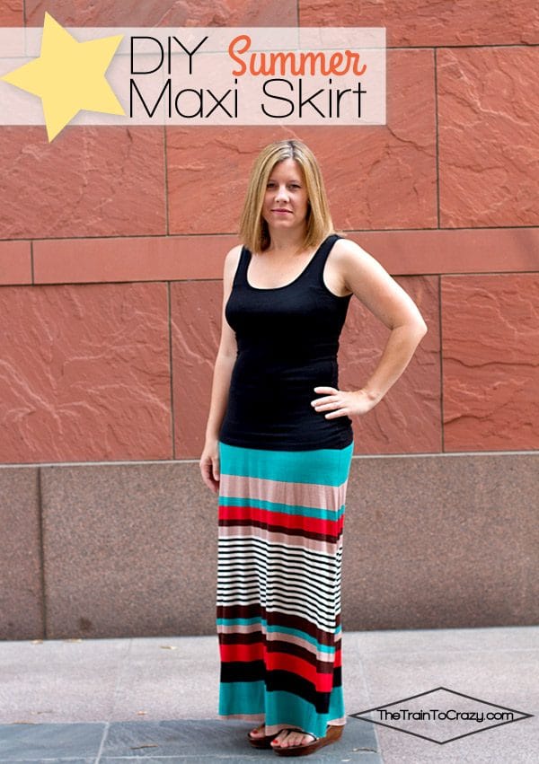 How to Make a Maxi Skirt | Learn how to make a pattern to fit your body! Follow this tutorial and you'll be sewing your own skirt soon! See it on TodaysCreativeLife.com