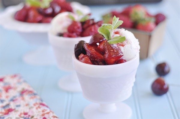 Easy Dessert Recipes ~ Cherry Berry Compote | Find this recipe from YourHomeBased Mom and more on TodaysCreativeLIfe.com