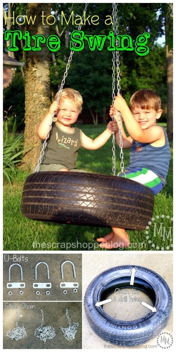 How To Make A Tire Swing Tutorial Today S Creative Life