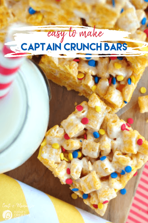 Captain Crunch Bars Today's Creative Life
