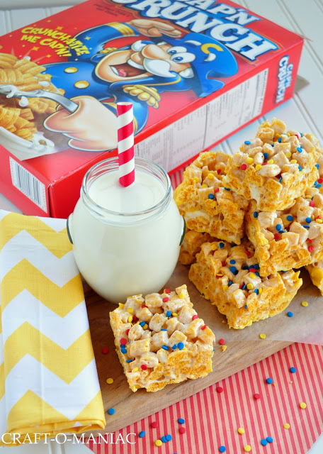 Captain Crunch Bars | See the recipe and more onTodaysCreativeLife.com