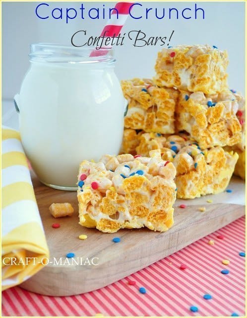 Captain Crunch Bars | See more yummy sweets on TodaysCreativeLife.com