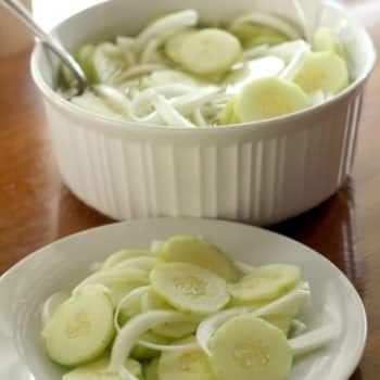 Vinegar Cucumbers Salad Recipe | Find more recipes on TodaysCreativelife.com