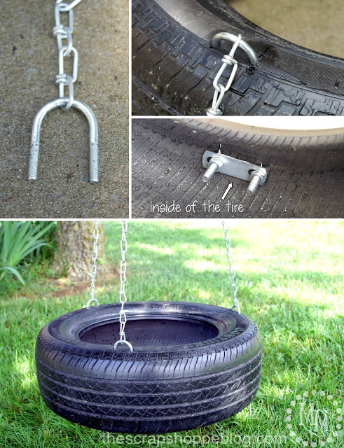 How To make a tire swing | TodaysCreativeLife.com