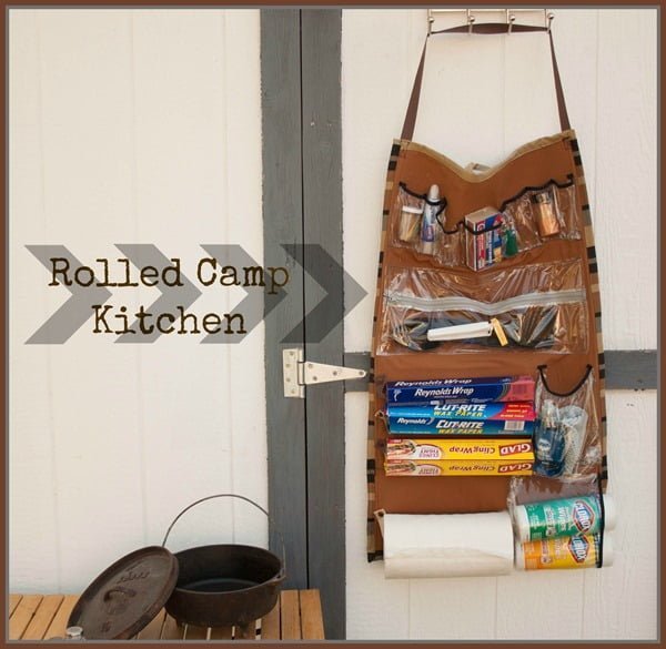 camp kitchen organizer - Roll up Portable Kitchen 