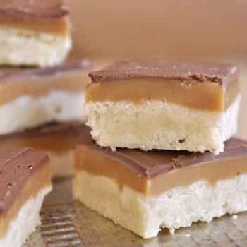 chocolate caramel shortbread