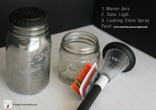 diy mason jar solar lights | TodaysCreativeLIfe.com